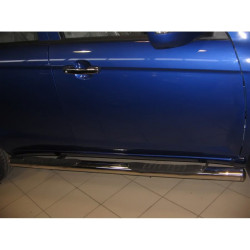 Пороги (труба с проступями) Ø76 Lifan X60 2011