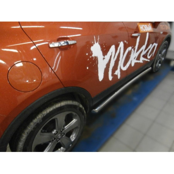 Повторители штатных порогов d60 Opel Mokka 2014 Повторители штатных порогов d60 Opel Mokka 2014