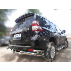 Уголки двойные (устанавливаются с фаркопом BALTEX) d76/51 Toyota Land Cruiser 150 Prado (2014)