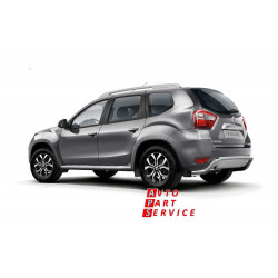 Защита порогов с алюм. площадкой Ø51мм «Эстонец» (ППК) для Nissan Terrano (2014-)