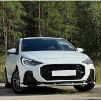 Передний тюнинговый бампер для Hyundai Solaris HS